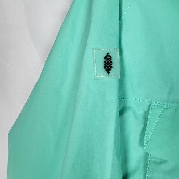 Free People Movement Singing In The Rain Jacket Small Green Hooded Packable NWT - Picture 14 of 14